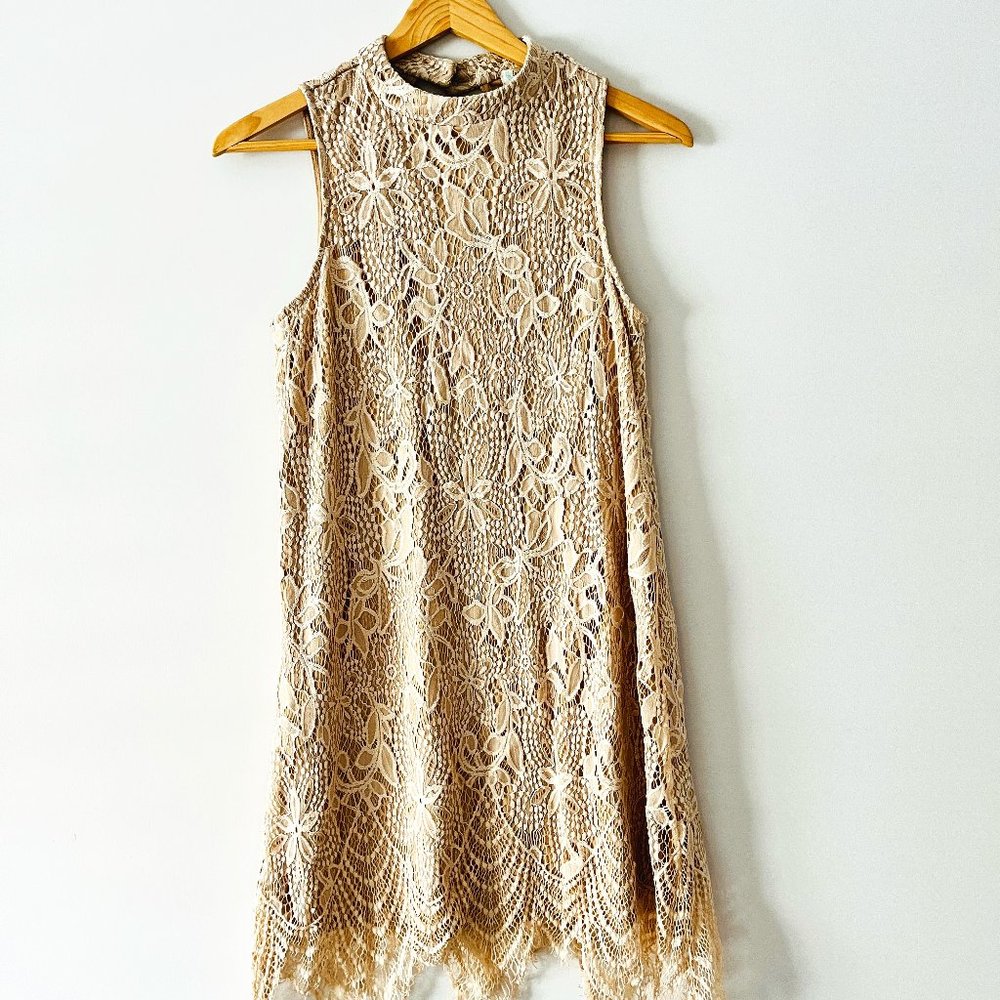 Beautiful Floral Lace Summer Dress